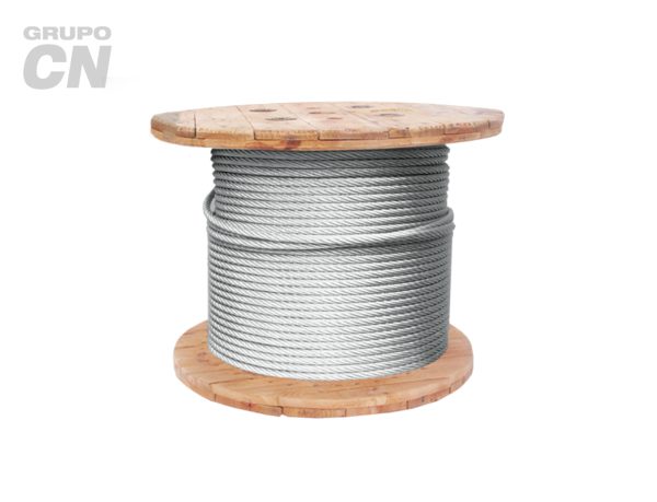 Cable de Acero Alma de Acero 6×19 hilos de 1/8″ 3.2mm - Clavos Nacionales CN